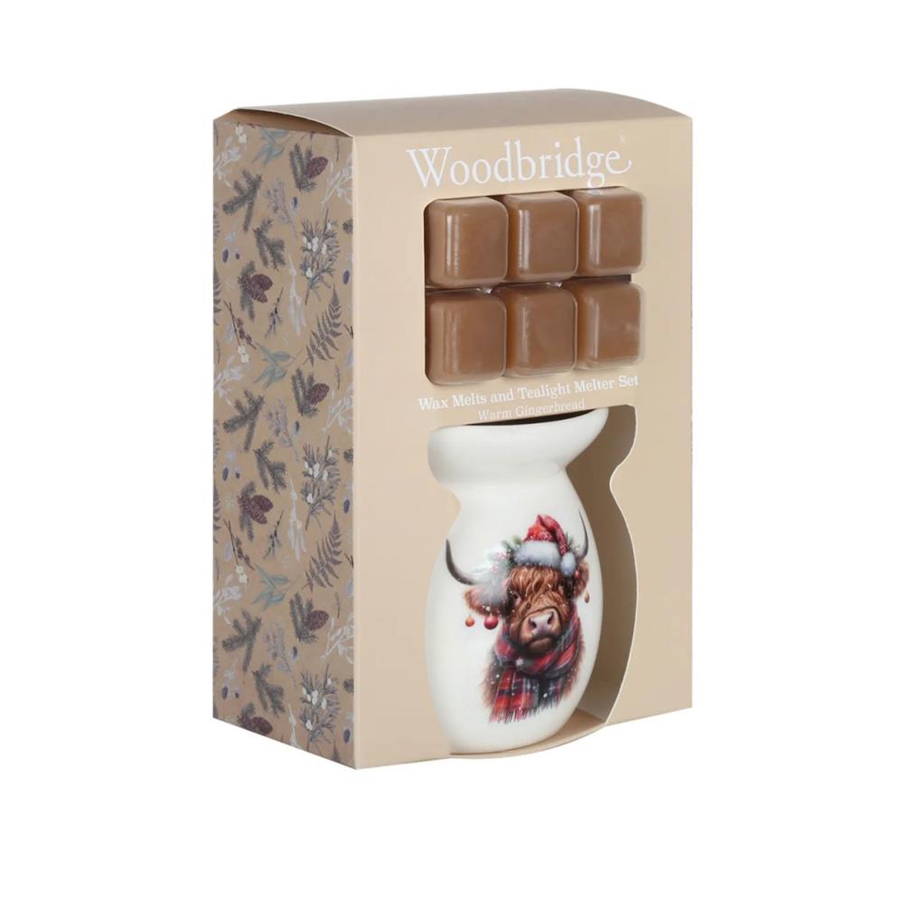 Woodbridge Highland Cow Wax Melt Warmer Gift Set £7.64